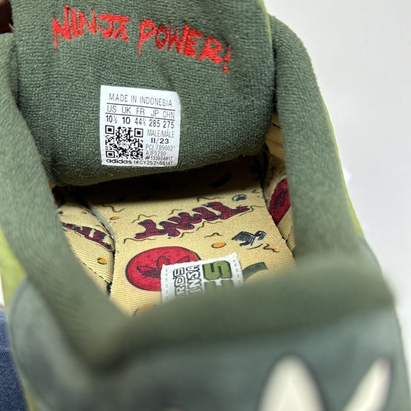 ADIDAS SUPERSTAR teenage mutant ninja turtles / size 10.5 - Picture 9 of 12